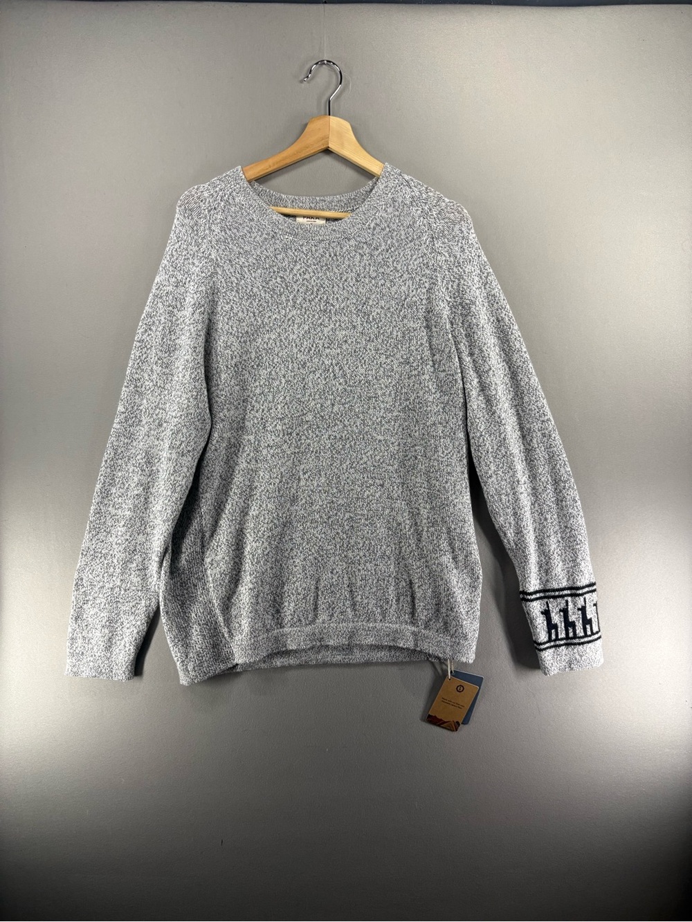 Paka Alpaca Sweater Unisex The Costa Size Medium Gray Nwt